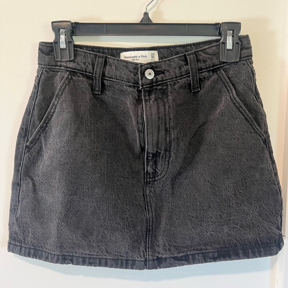 Abercrombie & Fitch Charcoal Mini Skirt
